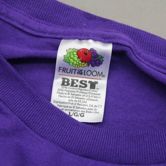 Retro Adverstiing Shirt - Pggly Wiggly Logo on Purple - Men's Large - Picture 9 of 9